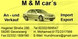 Logo M&M Cars